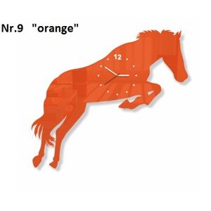 Ló nappali falióra Narancssárga