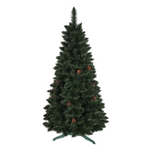 Karácsonyfa fenyő fenyőtobozokkal 180 cm