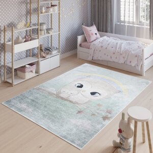 Gyermek szőnyeg imádnivaló baglyok motívumával Szélesség: 80 cm | Hossz: 150 cm