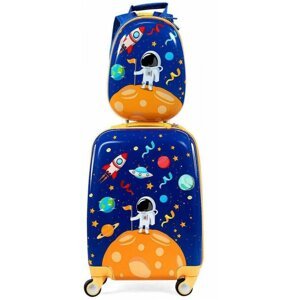 Gyerekbőrönd Világűr 31 l + hátizsák