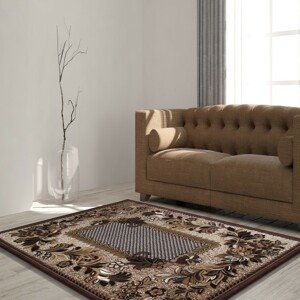 Minőségi barna szőnyeg a nappaliba Szélesség: 300 cm | Hossz: 400 cm