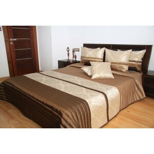 Luxus barna ágytakaró Szélesség: 220 cm | Hossz: 240 cm