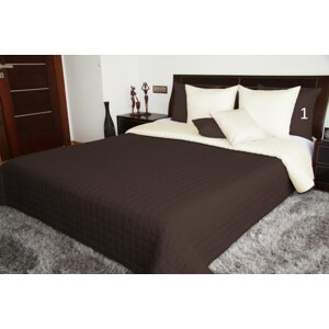 Kétoldalas ágytakaró barna színben, ketteságyra Szélesség: 75 cm | Hossz: 160 cm
