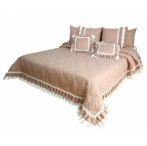 Vintage antik rózsaszín ágytakaró Szélesség: 170 cm | Hossz: 210 cm
