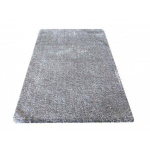 Szürke bolyhos szőnyeg Szélesség: 80 cm | Hossz: 150 cm