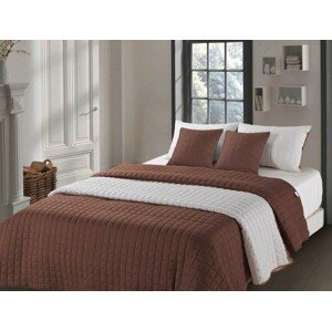 Luxus steppelt ágytakarók bézs barna 200 x 220 cm