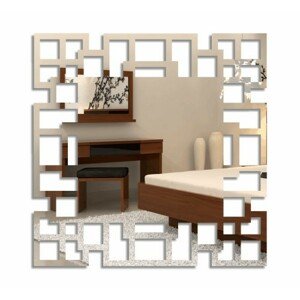 Öntapadós négyzet alakú tükrök labirintus