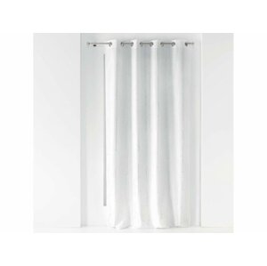 Gyönyörű, finom fehér színű függöny ezüst mintával 140 x 260 cm