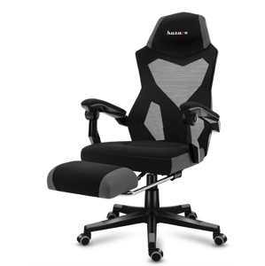 COMBAT 3.0 ergonomikus szürke gamer szék lábtartóval