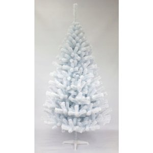 Tündérkarácsonyi fenyő fényűző fehér színben 220 cm