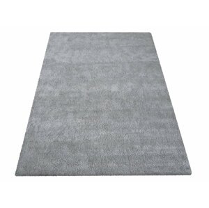 Modern bolyhos szőnyeg szürke színben Szélesség: 133 cm | Hossz: 195 cm