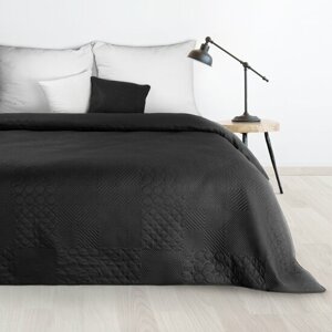 Designer ágytakaró Boni fekete Szélesség: 170 cm | Hossz: 210 cm