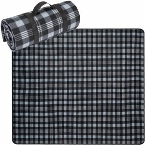 Fekete piknik takaró 130 x 150 cm