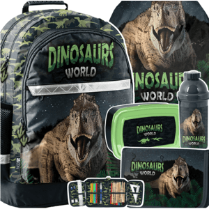 Dinosaurs World 5 részes iskolakészlet fiúknak