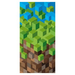 Strandtörölköző Minecraft rajongóknak Szélesség: 70 cm | Hossz: 140 cm