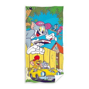 Strandtörölköző Tom & Jerry Szélesség: 70 cm | Hossz: 140 cm
