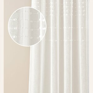 Modern krémszínű függöny Marisa , ezüstszínű rovátkákkal 140 x 250 cm