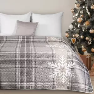 Steppelt karácsonyi ágytakaró kockás mintával Szélesség: 220 cm | Hossz: 240 cm